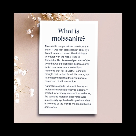 Pre-owned Charles & Colvard 14k White Gold Moissanite Dew Point 1.75 TW Set - Picture 12 of 15